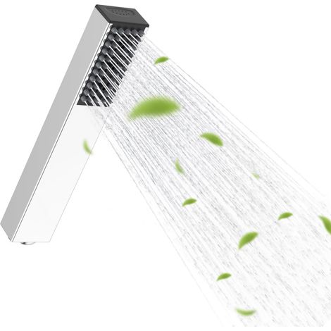 Ducha Manual de 4 Funciones en Acero Inoxidable, 4 Modos de Rociado (Ahorro de Agua/Nebulización Potente/Lluvia Tropical/Limpieza Intensiva), Instalación Fácil (1/5)