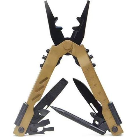 13-in-1 tragbares Multitool: Zange, Schraubendreher, Abisolierzange, Klappzange, Taschenschneider, EDC-Kombinationswerkzeug - Crezuo