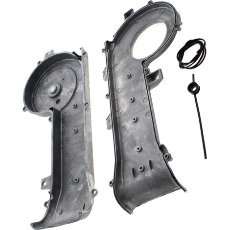 Ersatzteil - Lüftergehäuse (ALU) Kit, original - - ARISTON HOTPOINT, WHIRLPOOL, INDESIT, BAUKNECHT, IGNIS, PRIVILEG