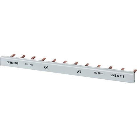 Siemens 5ST3700 Rail de collecte de broche résistant au contact, 16mm2 1-phase, coupe de 214 mm de l