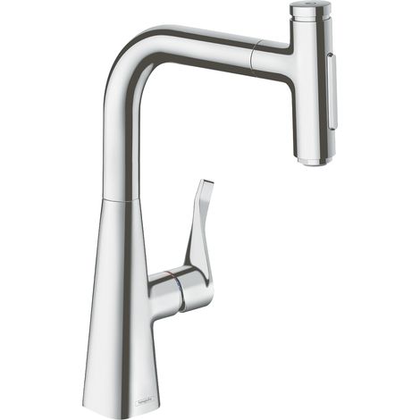 hansgrohe Metris Select M71 Mitigeur de cuisine 240, douchette (1/3)