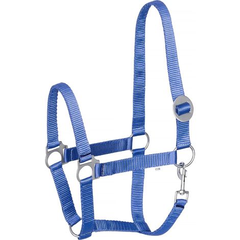 1 Licol Cheval Nylon Réglable Mousqueton Robuste Confort Écurie Poney (1/4)