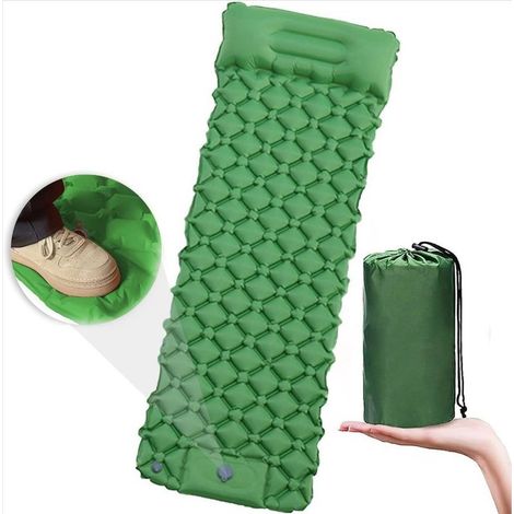 Campingmatratze – Matratze mit integrierter Fußpumpe, ultraleichtes aufblasbares Modell, 3,56 Zoll dick. (1/5)