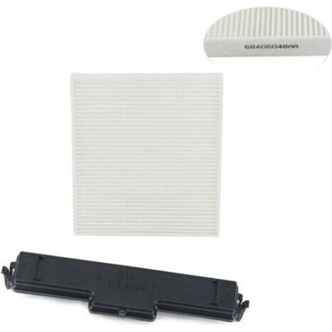 Kit de filtre à air d'habitacle, XU, Filtre de climatisation et porte d'accès de remplacement pour Dodge Ram 1500 68406048AA - (1/5)