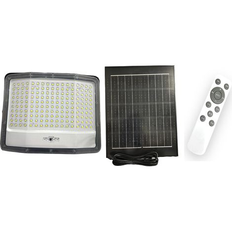 FARO LED PANNELLO SOLARE nero 200W 400W 600W 800W 1000W CREPUSCOLARE ip65 80lm/W 200
