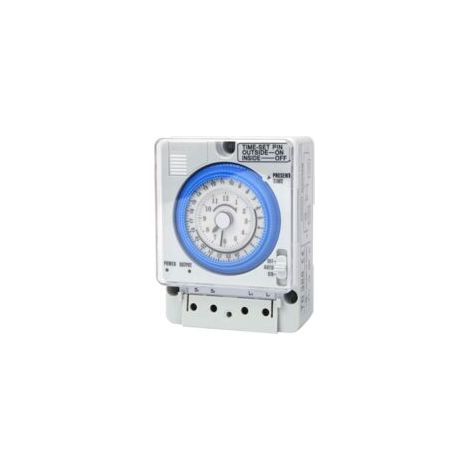 Houhence – Interruptor temporizador mecánico AC220V 10A – Programación de 15 minutos a 24 horas – Control manual/automático – Para iluminación y equipos - Crezuo