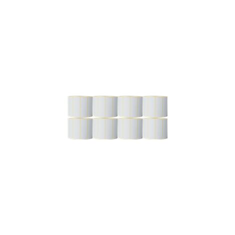 BROTHER Caja de 8 rollos de etiquetas termicas blancas -  Cada rollo contiene 1 - 900 etiquetas de 7