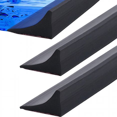 2 Bandes Étanchéité Douche Noires 200cm Auto-adhésives (1/5)