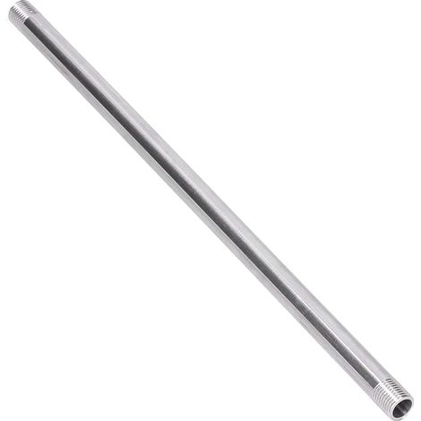 Tuyau En Métal, Filetage Mâle G1/4 30 Cm, Tuyau Fileté En Acier Inoxydable, Raccords De Tuyauterie De Plomberie, Joint De Fixation Pour Lits De Jardin Surélevés (1/5)