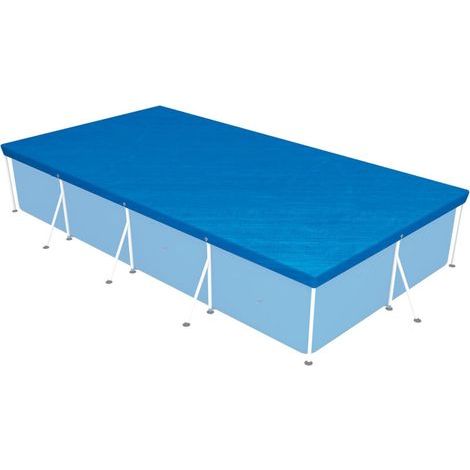 Bâche De Piscine - Rectangulaire 400 x 211 cm - Résistante Aux UV Et Aux Intempéries - Pour Piscine Hors Sol - 1 Pièce (1/5)