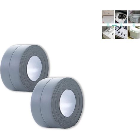 Dichtungsband – 3,2 m x 38 mm – Dichtungsband für Bad und Küche – Fugendichtung – Sanitärdichtung – Wasserdicht (1/4)