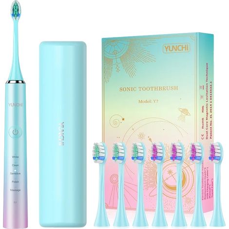 Cepillo de dientes, tecnología sónica, diseño recargable, kits de cepillos de dientes (1/2)
