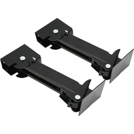 2 paires de vérins stabilisateurs en fer, capacité de levage 650 lb, support 1000 lb, télescopiques réglables, pieds latéraux rabattables (1/5)