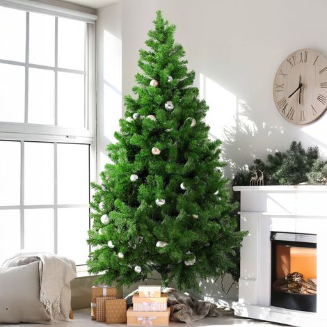 Albero di Natale 120 cm - 326 Rami Apertura Rami Singoli, Verde, -, 120h cm Capiata (1/4)