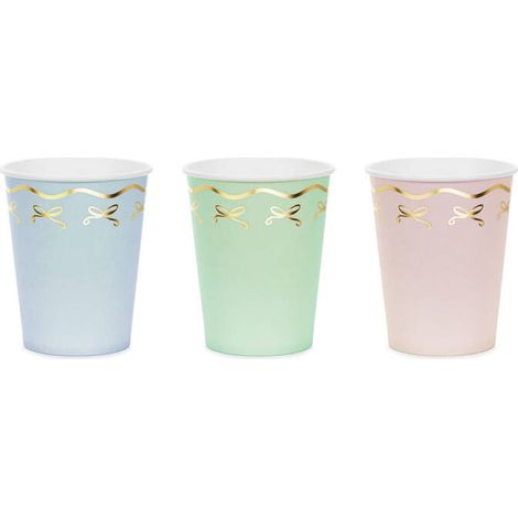 Vasos de papel con diseño de unicornio, 220 ml, 6 unidades (1/5)
