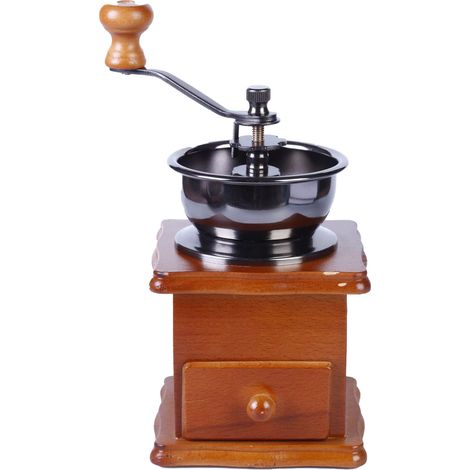 Moulin à café manuel robuste avec base antidérapante - Broyeur à grains pour café maison et boutique (1/5)