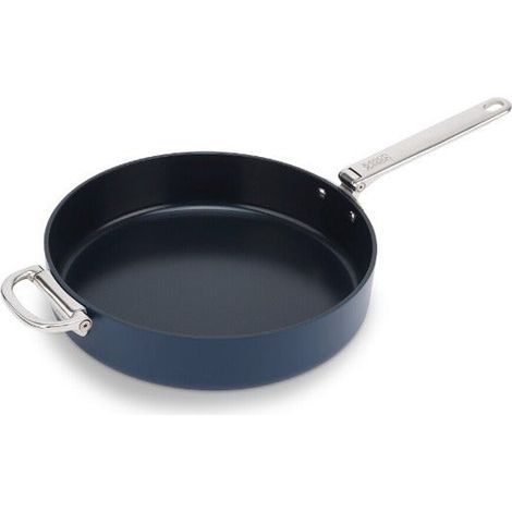 Padella antiaderente Joseph Joseph Space de 30 cm (12"), manico pieghevole de acciaio inox, sicura per induzione e forno fino a 232°C, facile da riporre. (1/5)