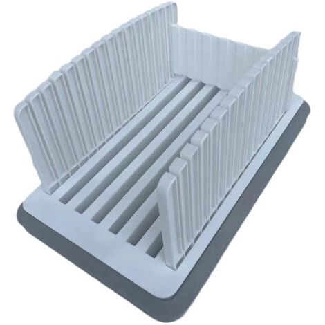 QORVA-Trancheuse à Pain Améliorée, Machine à Sandwich/Toast Multifonctionnelle, Pliable et Réglable, Poignée Manuelle Pliable et Compacte pour Pain Toast Fait Maison