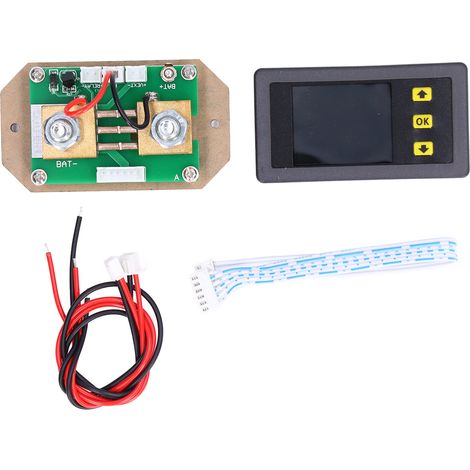 Compteur numérique LCD couleur tension courant température multimètre avec communication (1/5)
