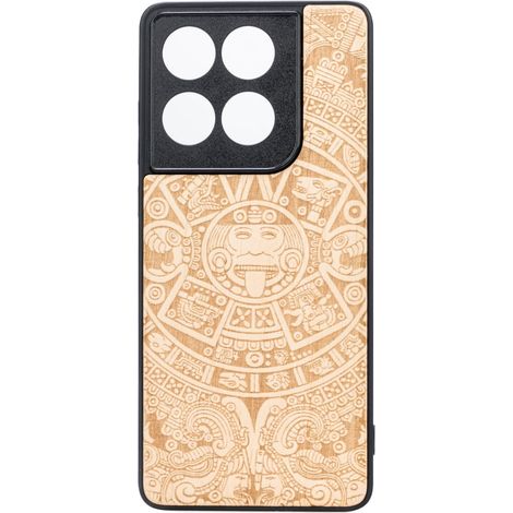 Bewood Holzhülle für Motorola Edge 60 / 60 Fusion 5G AZTEC CALENDAR ANIEGRE (1/2)