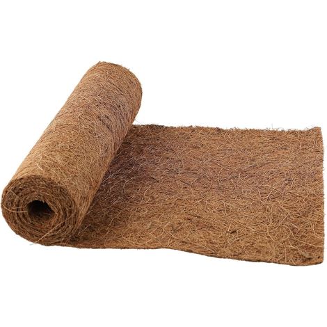 1 Tapis En Fibre De Coco Découpable, Naturel, Pour Paniers Suspendus, Terrariums, Enclos Reptiles (1/5)
