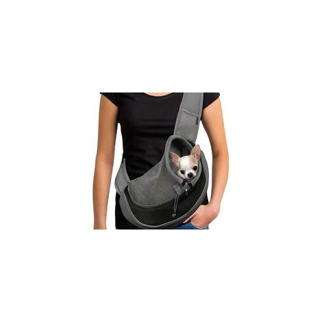 Sac à dos de transport pour chien – polyester – noir (1/4)