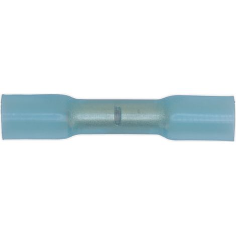 Sealey BTSB100 Heat Shrink Butt Connector Terminal 5.8mm, Blue - Pack of 100 (1/2)