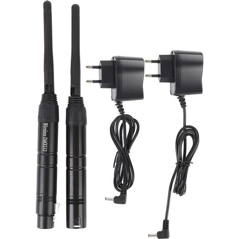 Émetteur et récepteur sans fil DJ 2,4 GHz, multiplex numérique 512, portée de transmission de 400 m, contrôleur d'éclairage sans fil pour éclairage de scène, prise UE (1/5)