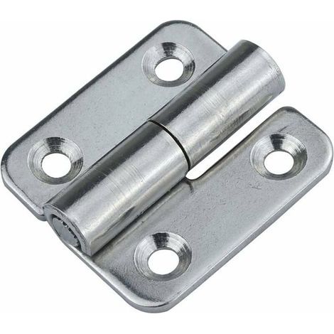 HONORNIC - Paquet de 6 charnières amovibles 1.5 petites charnières de drapeau à joint coulissant charnières de porte amovibles en acier
