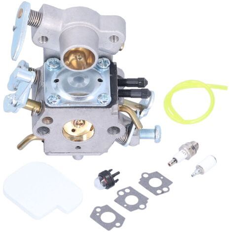 Wartungsset für Poulan P3314, P3416, P4018, PP3816 und C1M-W26C Kettensägen mit Vergaser, Zündkerze, Filtern und Aluminiumzubehör (1/4)