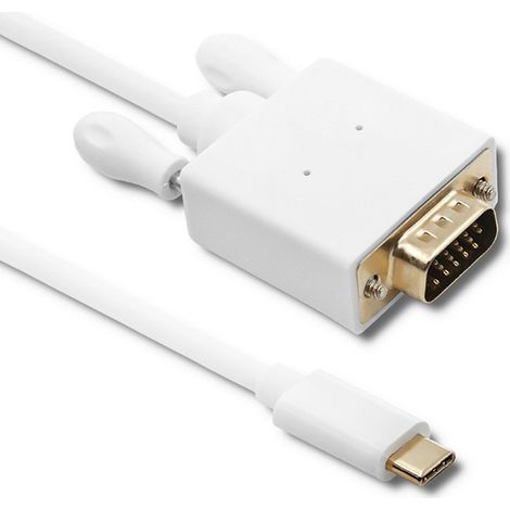 Cable USB 3.1 Tipo C Macho/VGA Macho Qoltec  Full HD  Modo Alternativo  2 m (1/5)