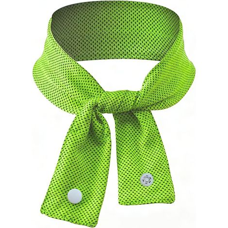 Écharpe Rafraîchissante Sport avec Bouton Pression - Serviette de Glace Absorbante Anti-Transpiration, Bracelet Multifonction pour Courir, Fitness et Yoga-x