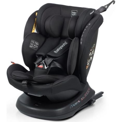 Auto-Sitz - BABYAUTO - RODIA - Gruppe 0/1/2/3 - 40 / 150 cm - I-Size Plus - Isofix - Drehbar - Neigbar - Reduzierer - Schwarz