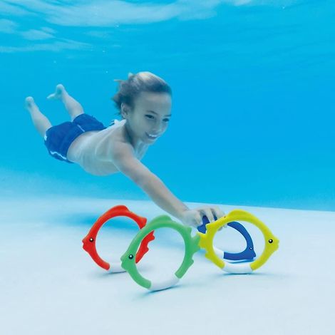 Jouets de plongée pour enfants à emporter et à utiliser dans la piscine (1/4)
