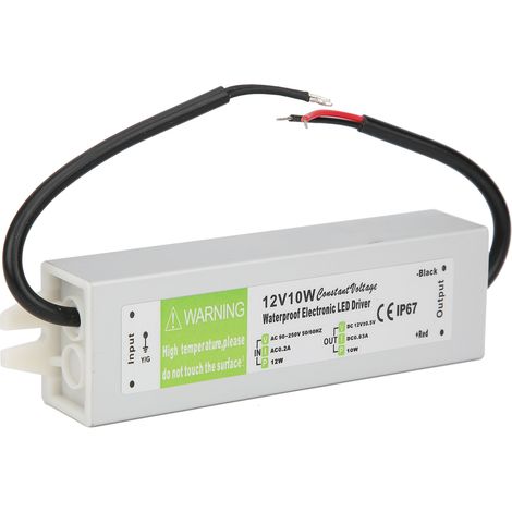Professionelles, wasserdichtes 10-W-LED-Treiber-Netzteil AC 90–250 V (50/60 Hz) DC 12 V (1/5)