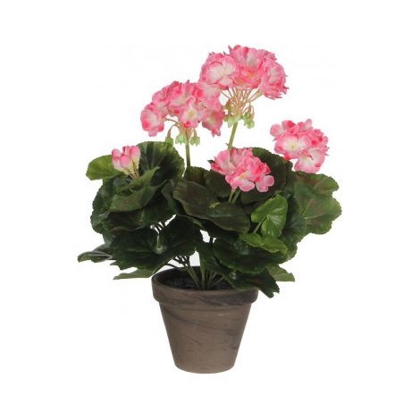 Planta Decorativa Mica Decorations PVC Geranio (11,5 x 33 cm)