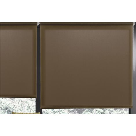 STOR PLANET - TENDA ROLL-UP CIOCCOLATO TRASLUCIDO RE-12MO 160X180MM