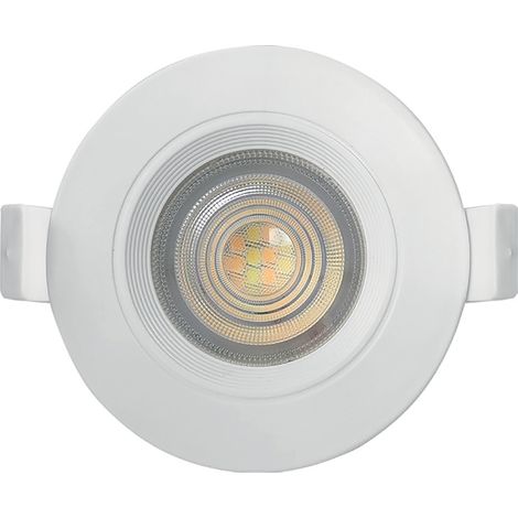 Spot LED encastrable 3en1 blanc 7W IP54 (1/5)