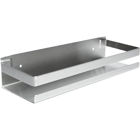 Portaoggetti per doccia - Cesto per doccia - Mensola per bagno - Portaoggetti per bagno - Portaoggetti per doccia in acciaio inox - Non richiede foratura - Cesto per doccia in acciaio inox - Rettangol (1/5)