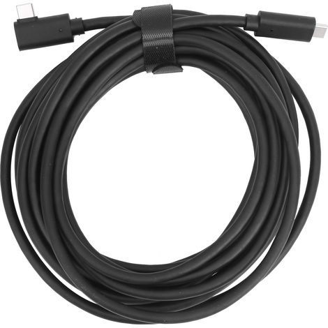 Câble de connexion caméra USB-C vers USB-C de 5 m pour la réalité virtuelle, avec transmission haute vitesse. (1/5)