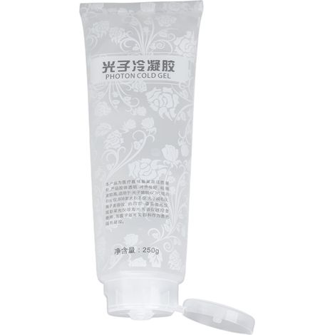 Gel réfrigérant pour épilateur à lumière pulsée, réparation cutanée, conductivité thermique élevée, soin photothérapie, tube 100ml. (1/5)