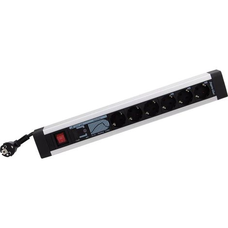 [GEBRAUCHT] B-Ware Rev Steckdosenleiste Mehrfachsteckdose Schalter Schwarz Schutzkontakt 6 Fach 3m