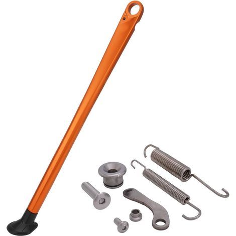 Soporte de Caballete Lateral para Moto, Caballete Lateral Ajustable Soporte de Rueda Trasera para XCF EXC EXC-F XC XC-W XC-F XCF-W FE FX Te-Orange (1/5)