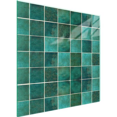 GLASSCHUTZPLATTE FÜR HERD 50x52 GRÜN