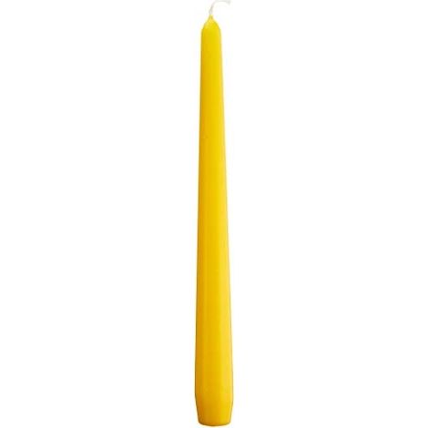 PAPSTAR 17970 LOT DE 50 BOUGIES DE CHANDELIER JAUNE 2,2 X 25 CM (1/2)