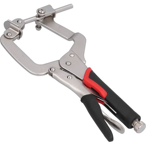 Étau d'assemblage à angle réglable pour menuiserie, serre-joint avec système de trou de poche