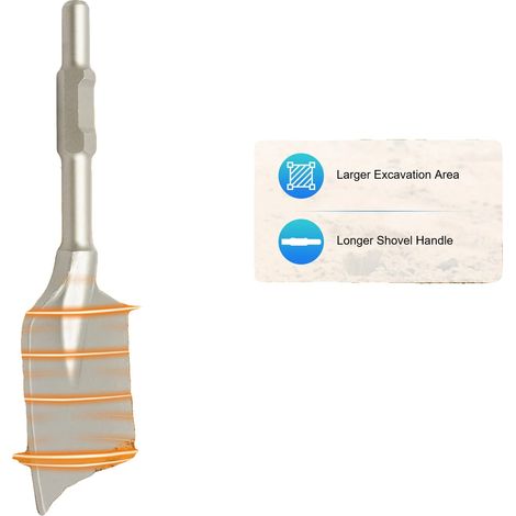 Marteau-piqueur électrique, acier 40Cr, longueur 44 cm, largeur 13,5 cm, poids 4 kg, compatible avec les modèles 65A (1/5)