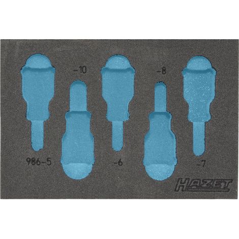 Garniture en mousse souple bimatière 163-215L HAZET (1/2)