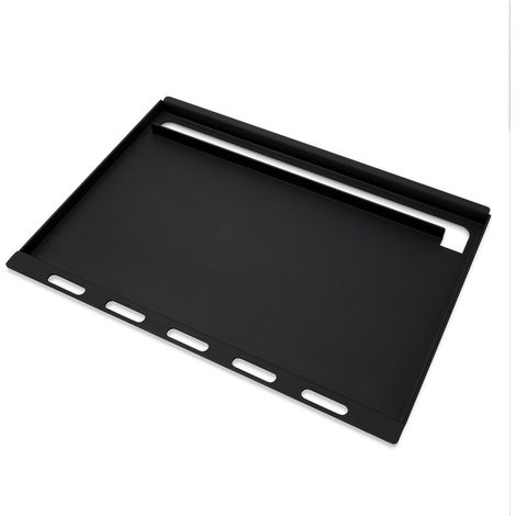 Weber – Plancha intégrale pour barbecue – Fonte émaillée – Surface de cuisson XXL – Retient les jus pour saveur optimale