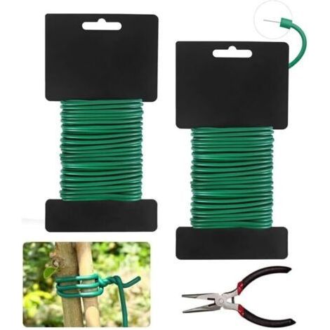 2 Pack Rubberized Garden Wire - 3.5mm (1/5)